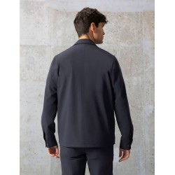 Sobrecamisa Técnica Azul Marino El Pulpo | Hombre | Eolo Sanxenxo
