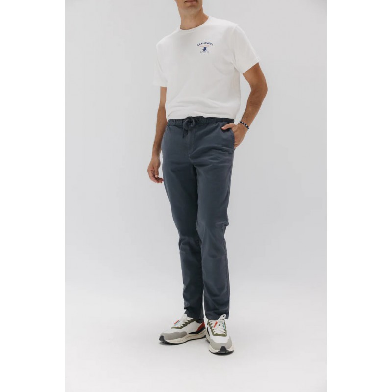 Pantalón Azul Cintura Goma El Pulpo | Hombre | Comodidad y Estilo | Eolo Sanxenxo