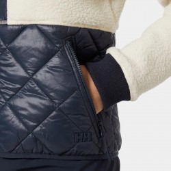 Polar Mujer Helly Hansen Blanco Marino – Calidez Náutica y Estilo