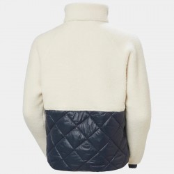 Polar Mujer Helly Hansen Blanco Marino – Calidez Náutica y Estilo