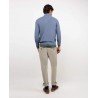 Jersey cuello cremallera celeste El Ganso hombre | Eolo Sanxenxo