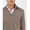 Jersey cuello cremallera topo El Ganso hombre | Eolo Sanxenxo