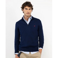 Jersey cuello cremallera azul marino El Ganso hombre | Eolo Sanxenxo