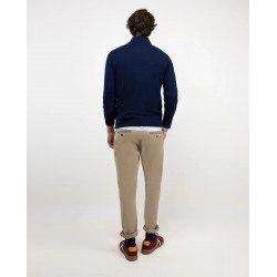 Jersey cuello cremallera azul marino El Ganso hombre | Eolo Sanxenxo