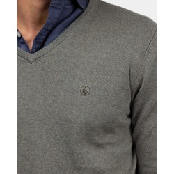 Jersey verde pico coderas El Ganso hombre | Eolo Sanxenxo