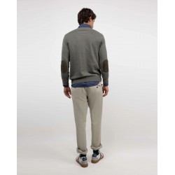 Jersey verde pico coderas El Ganso hombre | Eolo Sanxenxo