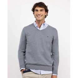 Jersey gris pico coderas El Ganso hombre | Eolo Sanxenxo