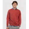 Sudadera Roja Cuello Caja El Ganso Hombre | Estilo Casual Náutico