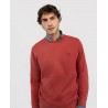 Sudadera Roja Cuello Caja El Ganso Hombre | Estilo Casual Náutico
