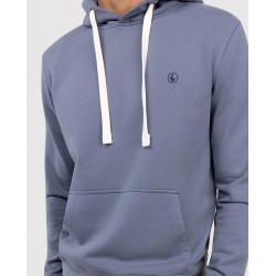 Sudadera Azul Petróleo Capucha  El Ganso Hombre | Estilo Casual Náutico