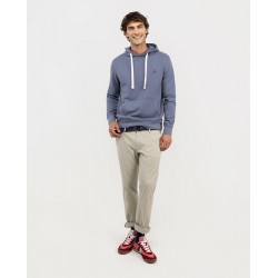 Sudadera Azul Petróleo Capucha  El Ganso Hombre | Estilo Casual Náutico