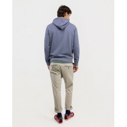 Sudadera Azul Petróleo Capucha  El Ganso Hombre | Estilo Casual Náutico