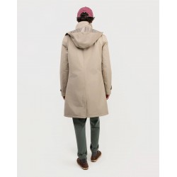 Gabardina Acolchada Beige El Ganso Hombre | Impermeable y Sostenible