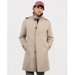 Gabardina Acolchada Beige El Ganso Hombre | Impermeable y Sostenible