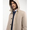 Gabardina Acolchada Beige El Ganso Hombre | Impermeable y Sostenible