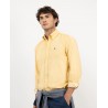 Camisa Micro Pana Amarilla El Ganso Hombre | Casual y Suave