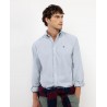 Camisa Micro Pana Gris Azulada El Ganso Hombre | Casual y Suave