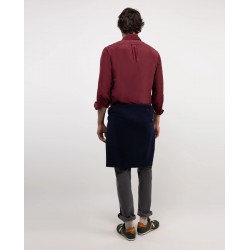 Camisa Micro Pana Granate El Ganso Hombre | Casual y Suave