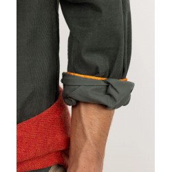 Camisa Micro Pana verde El Ganso Hombre | Casual y Suave