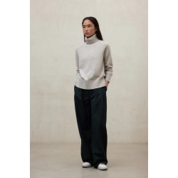 Jersey Caqui de Lana Reciclada | Moda Sostenible