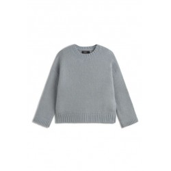 Jersey Kiwi  Celeste Oversize | Lana Reciclada y Algodón Orgánico