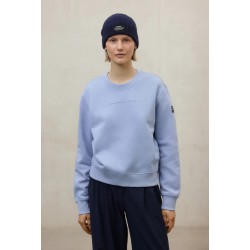 Sudadera Albor celeste sostenible | Algodón reciclado y orgánico
