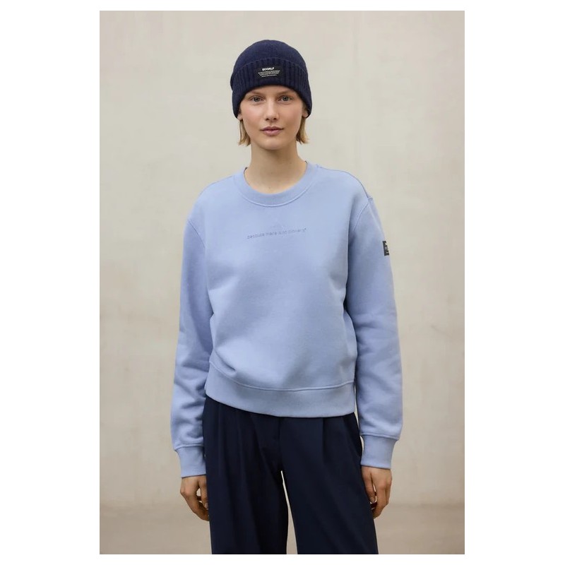 Sudadera Albor celeste sostenible | Algodón reciclado y orgánico