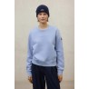 Sudadera Albor celeste sostenible | Algodón reciclado y orgánico