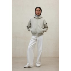 Sudadera Arica beige oversize | Poliéster reciclado y orgánico