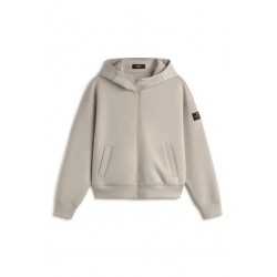 Sudadera Arica beige oversize | Poliéster reciclado y orgánico