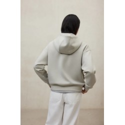 Sudadera Arica beige oversize | Poliéster reciclado y orgánico