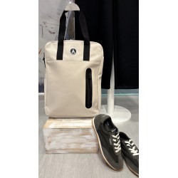 Mochila Bubutsa beige impermeable | Versátil y moderna
