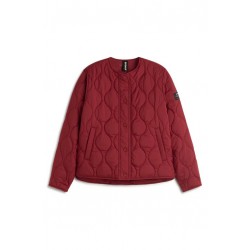 Chaqueta Musa roja reciclada | Repelente al agua y vegana