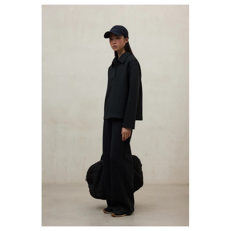 Sudadera Granadella negra oversize | Reciclada y sostenible