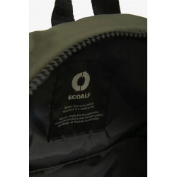 Mochila Flock verde reciclada | Textile-to-Textile sostenible