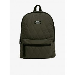 Mochila Flock verde reciclada | Textile-to-Textile sostenible