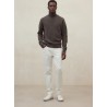 Jersey Brun topo 100% lana reciclada cuello alto