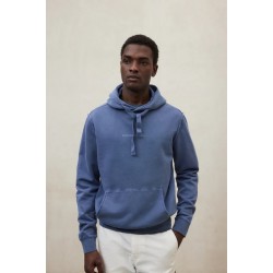 Sudadera Tavira azul 100% algodón reciclado vegana
