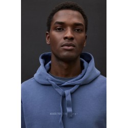 Sudadera Tavira azul 100% algodón reciclado vegana