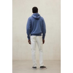 Sudadera Tavira azul 100% algodón reciclado vegana