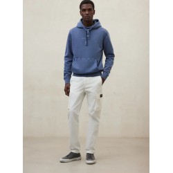 Sudadera Tavira azul 100% algodón reciclado vegana