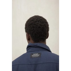 Sobrecamisa Julio azul marino algodón orgánico y viscosa LENZING™ ECOVERO™