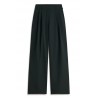 Pantalón Miel negro cintura alta 100% poliéster reciclado