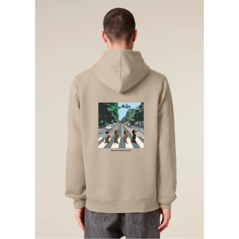 Sudadera Beige Abbey Road Blue Blue Chihuahua | Moda Casual Mascotas