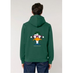 Sudadera verde pato Blue Blue Chihuahua hombre | Eolo Sanxenxo