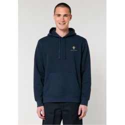 Sudadera capucha azul marino pato mareado hombre | Blue Blue Chihuahua