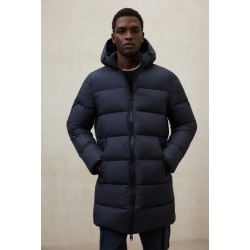 Abrigo Vintage azul marino sostenible 3/4 | Abrigo reciclado y vegano