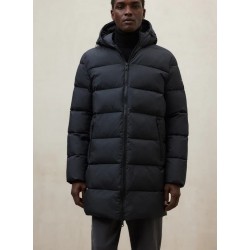 Abrigo Vintage gris sostenible 3/4 | Abrigo reciclado y vegano