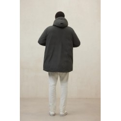 Abrigo verde Taska sostenible 3/4 | Algodón orgánico y reciclado