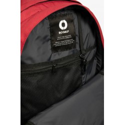 Mochila roja Bergen reciclada y vegana | Funcional y sostenible